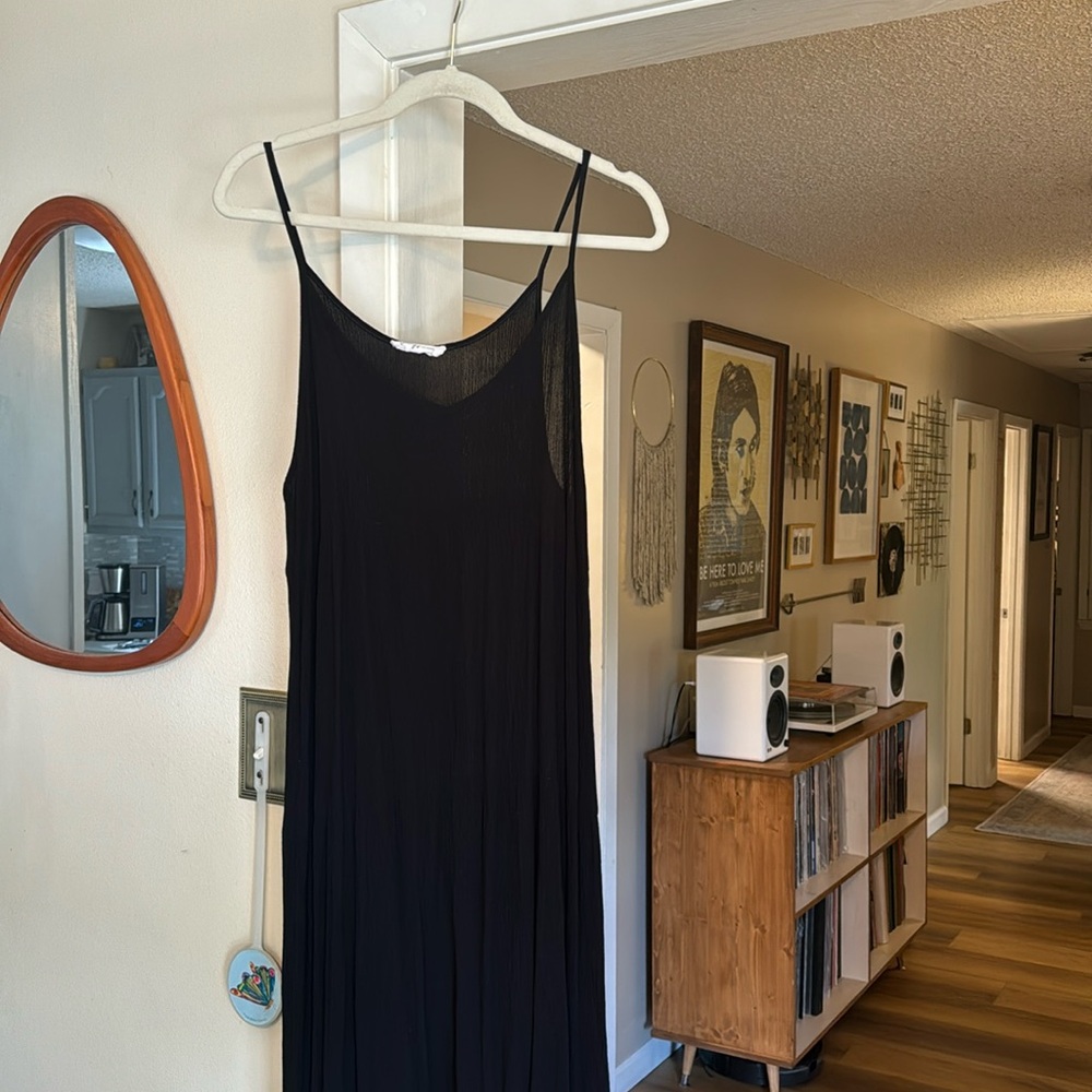 Black tiered Maxi dress CJLA VGUC XL